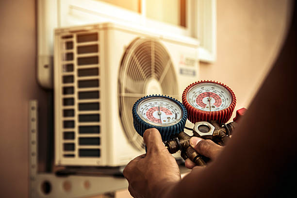 Professional Hvac Maintenance technician working in Stem, NC